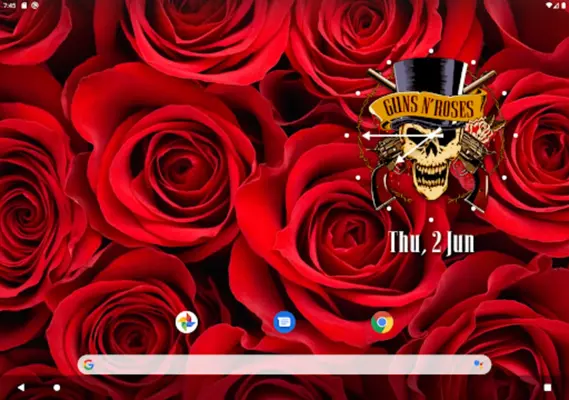 GNR Clock Widget & Wallpapers android App screenshot 2