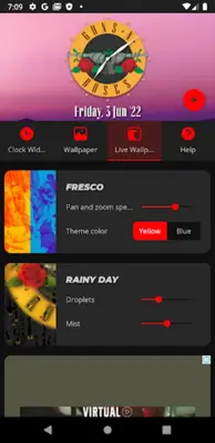 GNR Clock Widget & Wallpapers android App screenshot 4