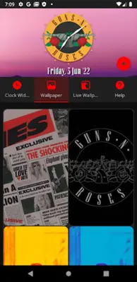 GNR Clock Widget & Wallpapers android App screenshot 5